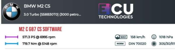 M2 CS DME Flash für G87, G80, G81, G82 und G83