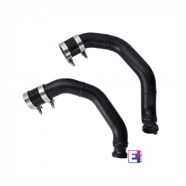 F80, F82, F83 ,F87 Charge Pipes aus Aluminium Schwarz Matt